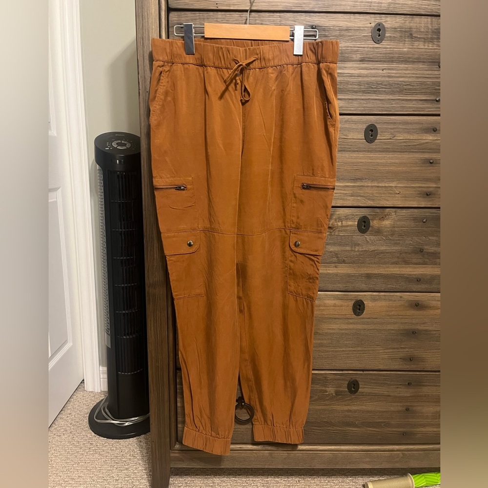Banana Republic Women’s Rust Cargo Pants, size M